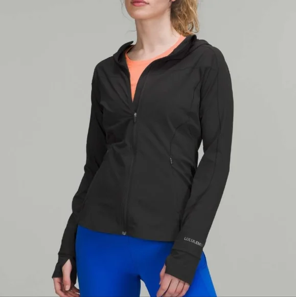 Lululemon Mist Over Windbreaker in color Black size 10 new no tag - Picture 6 of 17